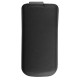 Housse noire cuir Trexta pour iPhone 5