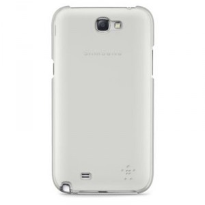 Coque rigide transparente Belkin pour Samsung Galaxy Note 2 polycarbonnate