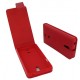 Etui rouge pour Sony Xperia T style carbone