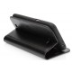 Housse Support Folder Capdase cuir noir pour Samsung Galaxy Note 2