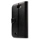 Housse Support Folder Capdase cuir noir pour Samsung Galaxy Note 2