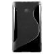Coque couleur noir semi rigide LG Optimus L3