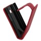 Housse rouge style carbone pour LG Optimus L3