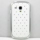 Coque blanche strass pour Samsung Galaxy S3 mini