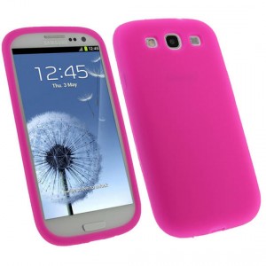 Coque rose Samsung Galaxy S3 mini - silicone