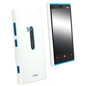 Coque luxe Krusell blanche pour Nokia Lumia 920