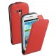 Etui à rabat rouge pour Samsung Galaxy S3 mini