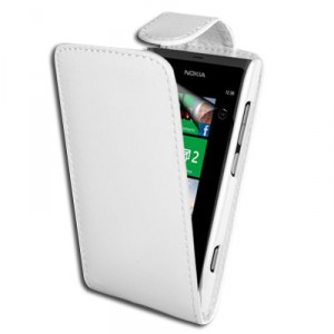 ETUI SIMILI CUIR BLANC POUR NOKIA LUMIA 920