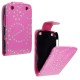 Housse/coque rose avec strass pour Blackberry Curve 9320