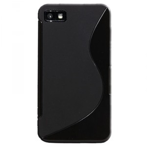 Coque silicone noire pour Blackberry Z10