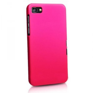 Coque rose pour Blackberry Z10 - silicone