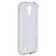 Coque blanche transprente silicone pour Samsung Galaxy S4