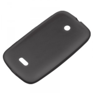 Coque Housse noire origine pour Nokia Lumia 510 - semi-rigide