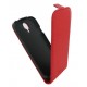 Housse style carbone rouge pour le Samsung Galaxy S4