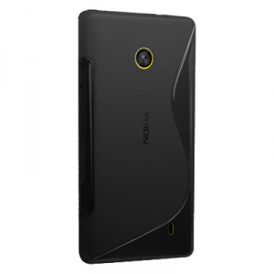 Coque couleur noire pour le Nokia Lumia 520