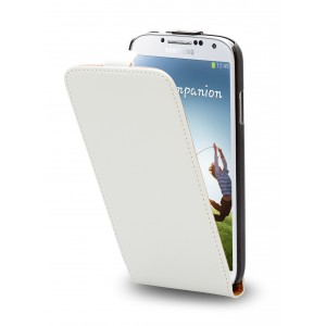 Etui à rabat blanc Moxie pour Samsung Galaxy S4