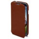 Housse portefeuille Moxie Tuxedo Marron avec porte cartes pour Samsung Galaxy S4