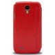 Etui portefeuille luxe rouge Tuxedo pour Samsung Galaxy S4