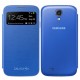 Etui Folio Bleu Origine S-View Cover pour Samsung Galaxy S4
