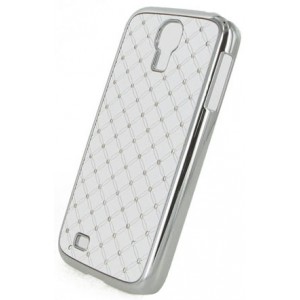 Coque strass diamant blanche Samsung Galaxy S4