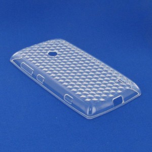 Coque blanche transparente pour Nokia Lumia 520