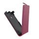 Housse style carbone rose fuchsia pour le Nokia Lumia 520